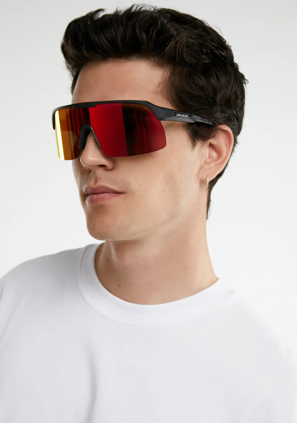 D.Franklin Wind Fifty Black / Red|Damen Sport-Sonnenbrillen|Sport-Sonnenbrillen