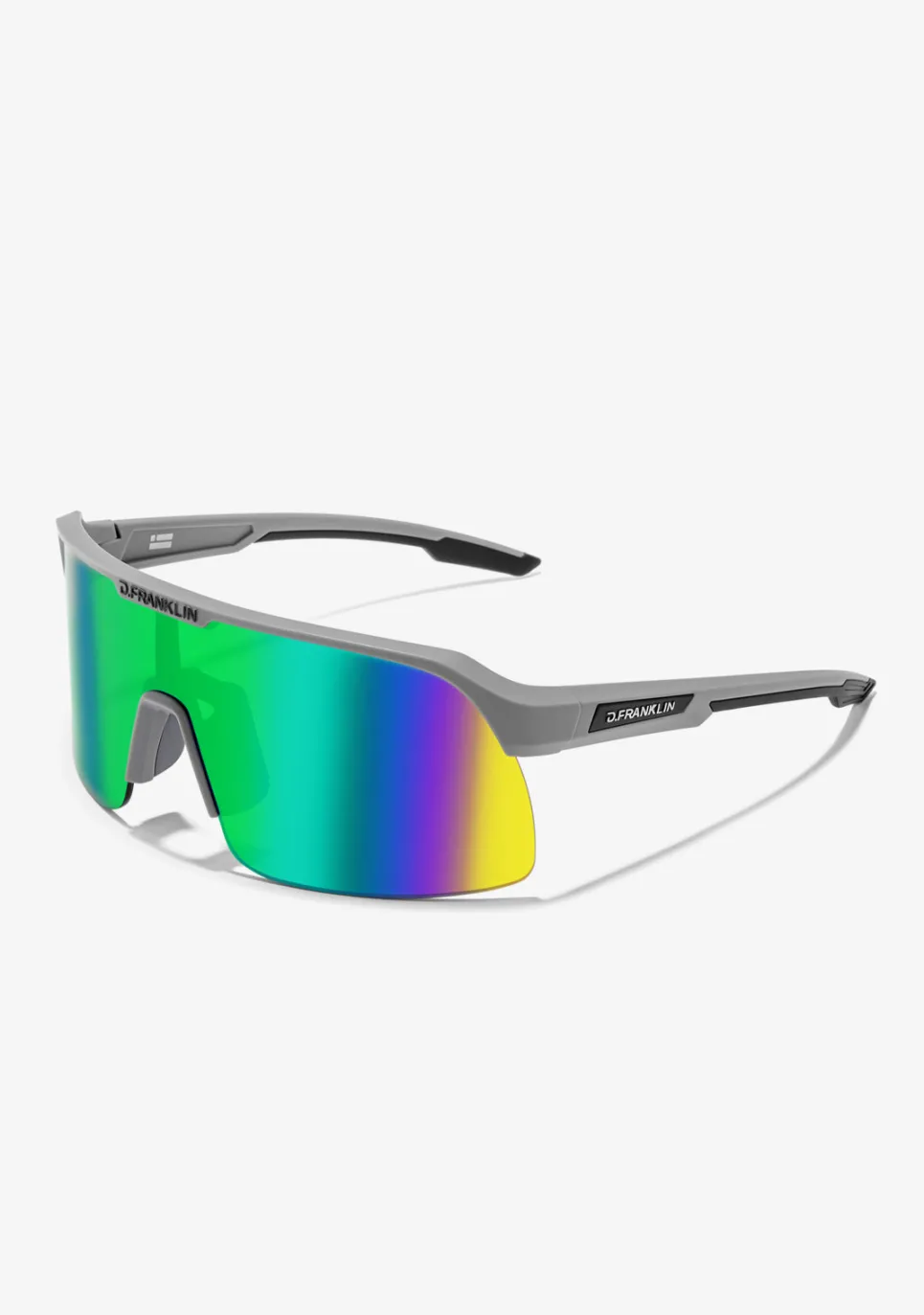D.Franklin Wind Fifty Cool Gray / Green|Damen Sport-Sonnenbrillen|Sport-Sonnenbrillen