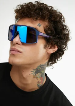 D.Franklin Wind Limited Iridiscent Blue / Blue|Damen Sport-Sonnenbrillen