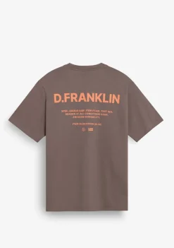 D.Franklin Worldwide Tee Brown|Damen T-Shirts|T-Shirts