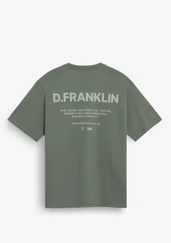 D.Franklin Worldwide Tee Green|Damen T-Shirts|T-Shirts