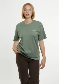 D.Franklin Worldwide Tee Green|Damen T-Shirts|T-Shirts